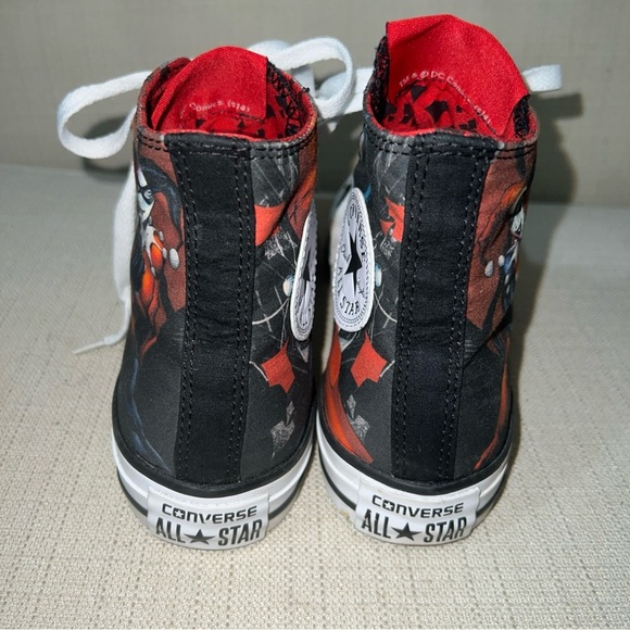 Converse Chuck Taylor Harley Quinn High Tops Mens’s Size 5 Women’s Size 7 - Picture 4 of 11